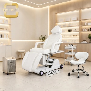 Beauty Treatment <b>Chair</b> <b>with</b> Foot Remote Controls and LED Caster <b>Wheels</b> for High-end Aesthetic Clinic - Product Image 1