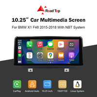 Écran de tableau de bord Auto Carplay 10,25'' pour BMW NBT X1 F48 2015-2018 avec télécommande USB et GPS intégré, autoradio multimédia
