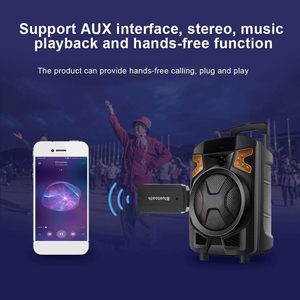 <strong>Bluetooths</strong> <strong>Audio</strong> <strong>Receiver</strong> Wireless Stereo Sender Adapter Aux USB Plastic for Car TV DVD Tablet Mobile Phone Car Speaker <strong>Receiver</strong> - Product Image 6