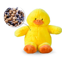 Jouets en peluche pour enfants créatifs, chauffables au micro-ondes, en forme d'animaux en peluche, vente en gros, jouets sensoriels lestés, chiots en peluche, rembourrage en coton PP