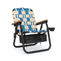 Chaises de plage légères chaise de Camping pliante d'extérieur avec glacière et tasse