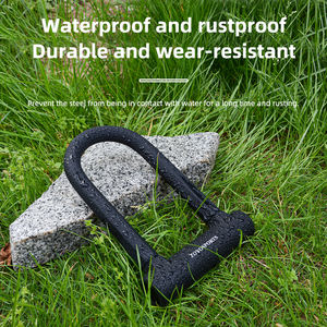 ZOYOSPORTS ตัวล็อคกุญแจจักรยาน,ตัวล็อคซิลิโคนรูปตัว U ทำจากเหล็กสวมใส่สบายปลอดภัยคุณภาพสูง - Product Image 5