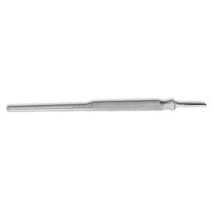 Manche de scalpel Debonairii Corwin en acier inoxydable, instrument chirurgical à lame ronde moletée, fournisseur en gros - Product Image 3