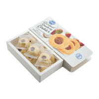 Meilleur prix 240G * 36 boîtes en papier Mini Sandwich Biscuits avec biscuits au goût sucré à la saveur de fraise dans un carton