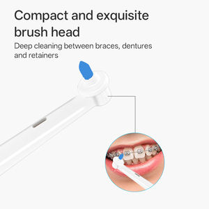Têtes de rechange pour brosse interdentaire électrique orthodontique, pour brosse à dents électrique <span class=keywords><strong>Oral</strong></span> <span class=keywords><strong>B</strong></span>, kit Ortho&Power avec 2 embouts en plastique - Product Image 4