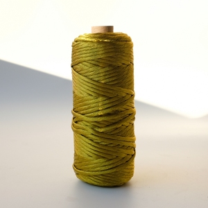 Ropemate Corde de macramé métallique 3 mm Or Argent <span class=keywords><strong>Rouge</strong></span> Fil à enrouler Artisanat fait main DIY - Product Image 4