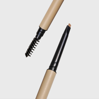 Crayon à sourcils double embout imperméable à pointe inclinée avec brosse applicatrice pour la vente en gros OEM ODM