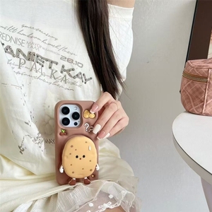 เคสโทรศัพท์ซิลิโคน TPU นิ่มลายการ์ตูน 3 มิติ สำหรับ iPhone 17 16 <span class=keywords><strong>Pro</strong></span> <span class=keywords><strong>Max</strong></span> 15 Plus 14 13 <span class=keywords><strong>12</strong></span>  ฝาหลังน่ารัก - Product Image 6