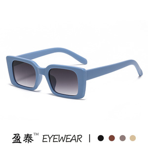 Yingtai Eyewear Square <b>Sunglasses</b> PC Frame UV400 Protection Unisex Fashion Style - Product Image 2