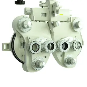20% indirim sıcak satış manuel Phoropter kafa ünitesi görüş test cihazı oftalmik optik ekipmanları 57 ~ 80 Mm siyah/beyaz 0D ~ -6D