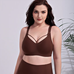 <span class=keywords><strong>Soutien</strong></span>-gorge sans fil Nude Tone 4XL-<span class=keywords><strong>Soutien</strong></span>-gorge sans couture en gelée pour un lissage complet du côté de la poitrine sans creuser Bralette avec teint de peau - Product Image 3