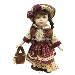 Новые модные фарфоровые куклы для девочек различных дизайнов, недорогие керамические фарфоровые кукольные головы