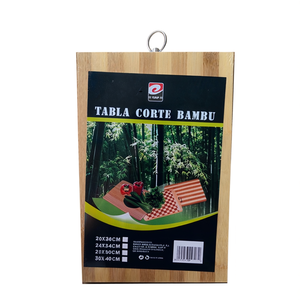 Planche à découper en bambou Erpsl 30x40cm, épaisseur 1,4cm, avec anneau de suspension pour usage en cuisine - Product Image 2