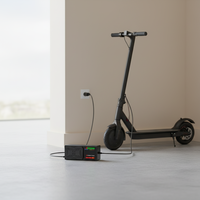Cargador Inteligente de Batería de Plomo-Ácido de 48V con Indicador LED, 95% de Eficiencia, Cargador Automático para Bicicleta Eléctrica y Scooter