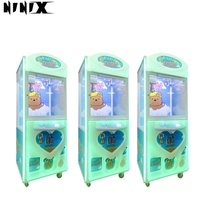 Machine à griffes d'arcade pour parc d'attractions - Attrapeur de peluches 220V/110V en métal et plastique à usage commercial