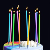 Bougies coniques colorées sans fumée, vente en gros, usine, nouvel autocollant, petits gâteaux, bougies arc-en-ciel, joyeux anniversaire, bougies en spirale