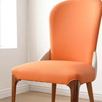 Ensemble table et chaises de luxe, mobilier moderne pour restaurant, cour, salle à manger, maison, table ronde en pierre frittée et bois, table en marbre pour 6 personnes