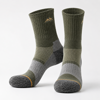 Chaussettes de randonnée mi-mollet en mélange de laine mérinos légères, sans coutures, à séchage rapide, anti-ampoules, pour le camping et la randonnée, échantillon gratuit