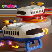 Volante de Juguete de Plástico Colorido para Niños, con Luces, Música y Sonidos de Aviones, para Edades de 2 a 9 Años