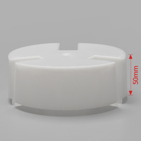 Boîte de collecte d'huile circulaire blanche, coupelle à huile ronde pour ascenseur