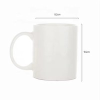 Tasses à café personnalisées avec sublimation, design personnalisé, 11 oz, tasses en céramique blanches avec message et image