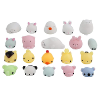 Mini Squishies Kawaii Mochi Animaux pour Enfants – Idéaux pour les Fêtes, Jouets Anti-Stress à Presser
