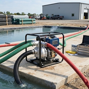 Pompe à eau diesel 9HP haute pression 150m pour système d'irrigation agricole en montagne, unité d'irrigation agricole haute pression 3 pouces 186F - Product Image 4