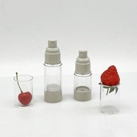 Flacon pulvérisateur en plastique sans air à double paroi, rechargeable, pour voyage, atomiseur à fine brume pour eau cosmétique, tonique