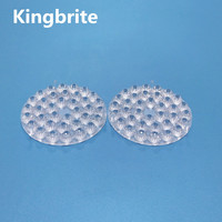 Nouvelle lentille LED ronde de 67 mm de largeur, 30 degrés, à faisceau unique, pour 3030 3535 36 en 1, avec plusieurs choix d'angle de faisceau