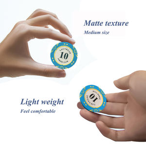 Couronne de dames 14g, accessoires de Poker, en argile, en métal, avec garniture, Design de cartes, nouvelle collection - Product Image 4