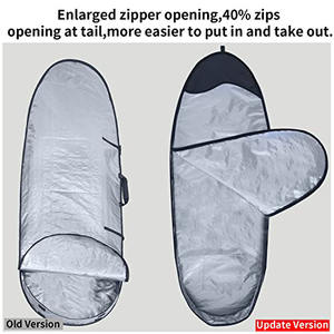 Free sample Travel Waterproof Surfing <b>Sports</b> Longboard Bag Premium Surfboard Protection Cover Carrying Bag Roller Surf Board - Product Image 4