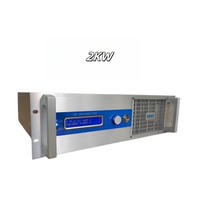 [US] 2000W FM Transmitter, Profession 2KW Radio Broadcast Equipment for Radio Station, School