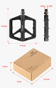Pedali bici personalizzati Nylon 10 colori cuscinetto sigillato Pedales Mtb 120 larghezza grande piattaforma pedale bicicletta Mtb parti di biciclette - Product Image 6