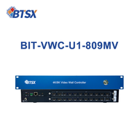 Contrôleur de mur vidéo 8 entrées 9 sorties HDMI 2.1, entrée 4K60Hz, commutation matricielle à épissage sans coupure |   Centres de Commande de Vidéoconférence
