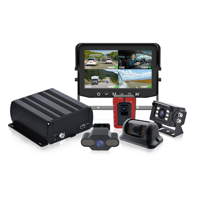 Mcy H.264 1080P Full Hd Mdvr Kit 8 Channel Vehicle Camera Truck Taxi Security Bus Mobile Dvr Adas Forward Collision Warning
