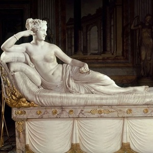 Statue de femme <span class=keywords><strong>nue</strong></span> en pierre blanche, Vénus allongée - Product Image 1