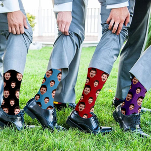 Bajo MOQ Cara personalizada Divertido Personalizado <span class=keywords><strong>Foto</strong></span> Imagen Impresión Calcetín Diseña tus propios <span class=keywords><strong>calcetines</strong></span> de sublimación en blanco <span class=keywords><strong>personalizados</strong></span> - Product Image 2