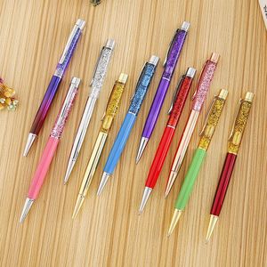 Wholesale Creative Quicksand Dazzling Colored <b>Gold</b> Powder Metal Ballpoint <b>Pen</b> With Printed Customized logo for Gift - Product Image 5