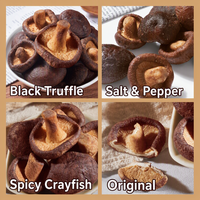 Champiñones Shiitake Salados y Picantes Directos de Fábrica, Snack Crujiente Deshidratado VF, Venta al por Mayor a Granel, Proveedor OEM para Exportación