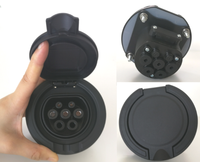 Salida de carga para vehículo eléctrico, 32A, 480V, CA, 22KW, EVSE, EV