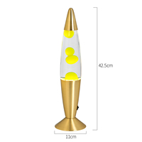 Nouvellement conception adaptateur faible puissance sécurité tension interrupteur contrôle décor Led mouvement paillettes veilleuse or lave lampe