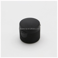 Échantillons gratuits 24mm côté nervuré et surface mate bouchon à rabat en plastique PP bouchon de bouteille emballage cosmétique
