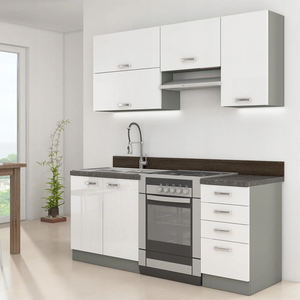 Petites unités de cuisine modernes Armoires Ensemble complet Mini garde-manger Kitchenette avec réfrigérateur Micro-ondes et four <span class=keywords><strong>pour</strong></span> bureau <span class=keywords><strong>Studio</strong></span> Appartements - Product Image 1