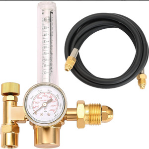 Régulateur d'argon pour soudage TIG MIG, débitmètre 0-15 LPM avec tuyau de 6,5 pieds pour soudage au gaz - Product Image 1