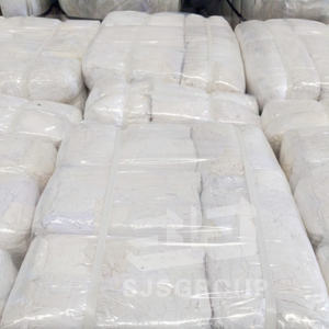 تخفيضات هائلة travo de algodon رسام قطني كامل صبغ قطن معاد تدويره أبيض قطع قطع مناشف مختلطة - Product Image 2