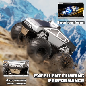 Aijh 1:18 lội nước RC xe leo núi điều khiển từ xa Xe bốn bánh lái xe với đèn 5ch RC Xe đồ chơi - Product Image 5