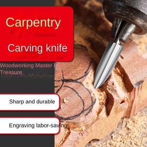 สว่านไม้ไฟฟ้าแบบปรับแต่งได้สำหรับงานไม้ขนาดเล็ก พร้อมใบมีดเจาะรูแบบใส สำหรับงานแกะสลักขนาดเล็ก เครื่องมือช่างสำหรับแกะเมล็ดมะกอก - Product Image 5