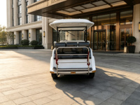 Voiture de tourisme rétro électrique haut de gamme 5 places avec sièges en cuir pour hôtels – Durable, confortable et luxueuse