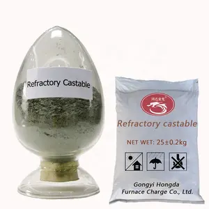 pet cremation furnace high alumina castable refractories heat resistant mortar refractory casting supplier
