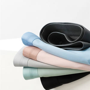 Ropa interior ultrafina transpirable <span class=keywords><strong>Invisible</strong></span> sin rastro para <span class=keywords><strong>hombre</strong></span> de talla grande, bóxer de seda helada, Calzoncillos Bóxer transparentes - Product Image 5